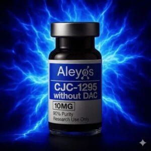 Premium CJC 1295 without DAC peptide vial for natural nighttime pulsatile release and metabolic support routine