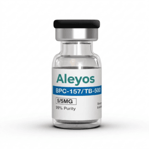 Premium BPC 5mg and TB 5mg blend solution for weekly systemic tissue restoration and advanced athletic synergy routine